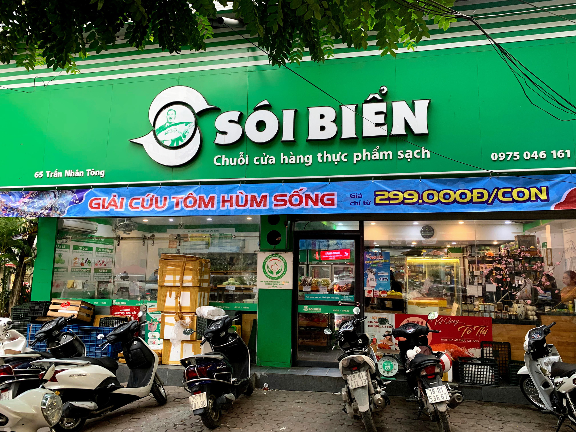 Người Hà Nội thức trắng đêm để canh mua tôm hùm trợ giá - Ảnh 2. Người Hà Nội thức trắng đêm để canh mua tôm hùm trợ giá - Ảnh 2.
