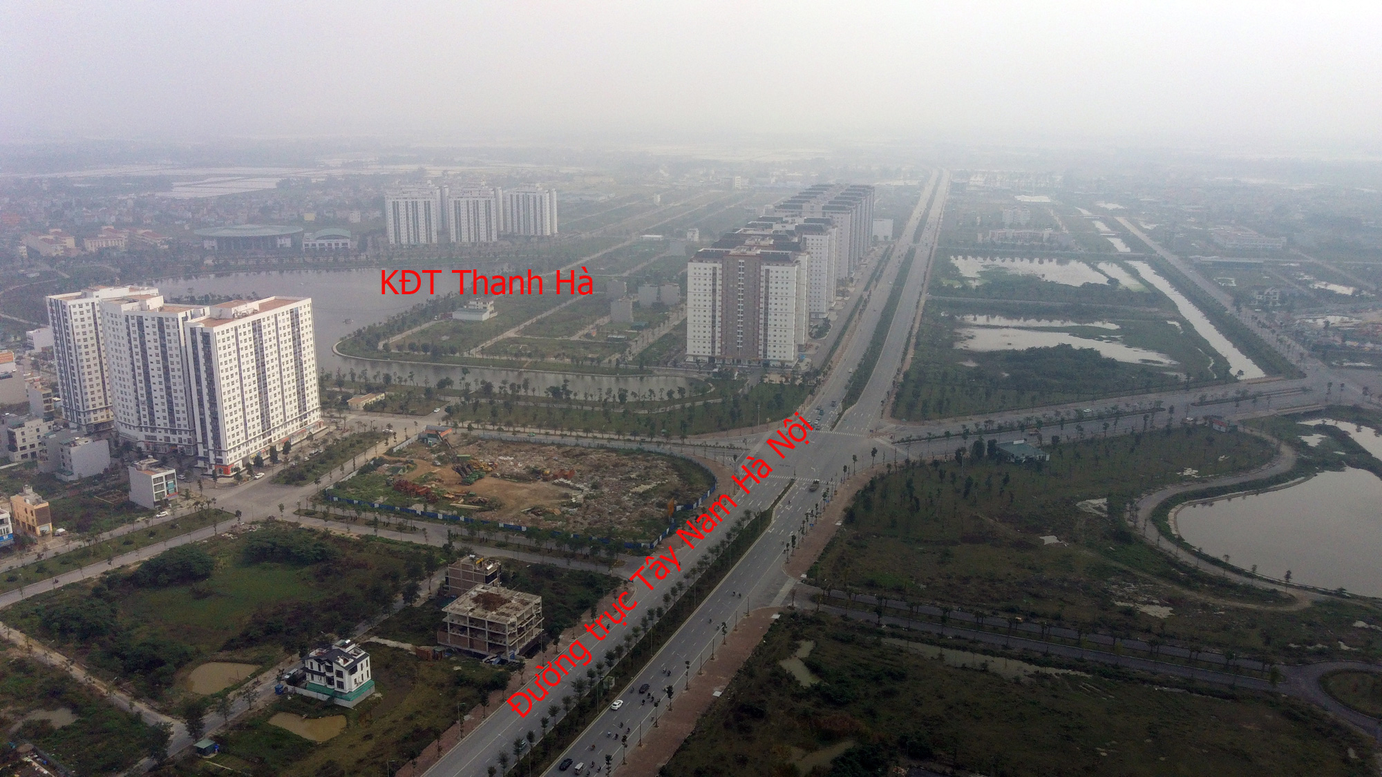Đường sẽ mở theo qui hoạch: Toàn cảnh đường trục Tây Nam Hà Nội qua KĐT Thanh Hà - Ảnh 12. Đường sẽ mở theo qui hoạch: Toàn cảnh đường trục Tây Nam Hà Nội qua KĐT Thanh Hà - Ảnh 12.