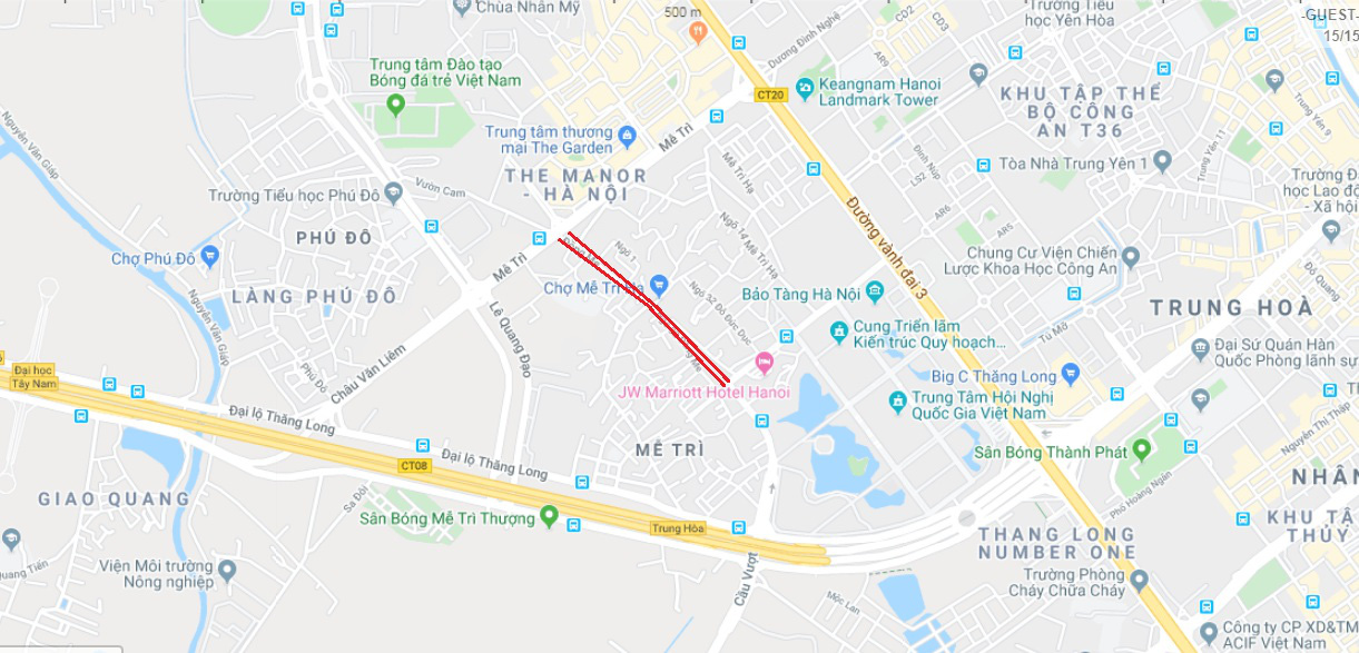 Qui hoạch giao thông Hà Nội: 4 đường sẽ mở ở phường Mễ Trì, Nam Từ Liêm - Ảnh 6. Qui hoạch giao thông Hà Nội: 4 đường sẽ mở ở phường Mễ Trì, Nam Từ Liêm - Ảnh 6.