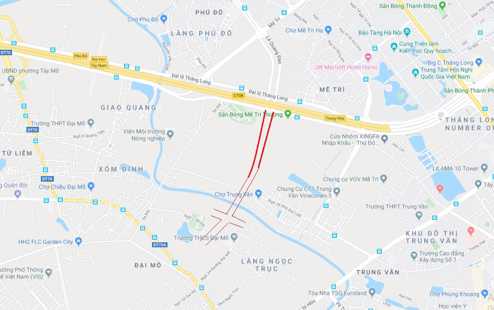 Qui hoạch giao thông Hà Nội: 4 đường sẽ mở ở phường Mễ Trì, Nam Từ Liêm - Ảnh 1. Qui hoạch giao thông Hà Nội: 4 đường sẽ mở ở phường Mễ Trì, Nam Từ Liêm - Ảnh 1.
