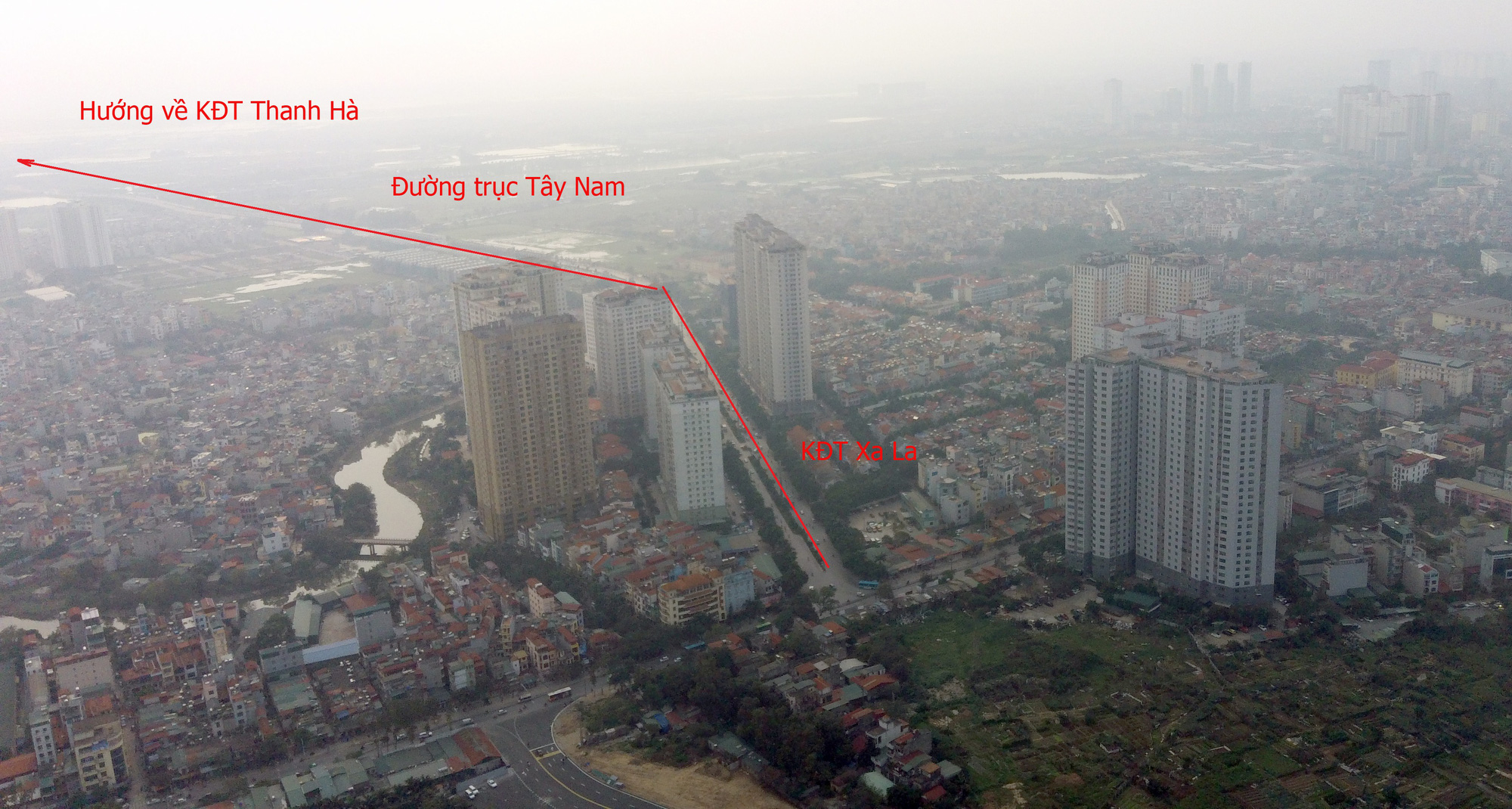 Thông đường Nguyễn Xiển - Xa La, hàng loạt khu đô thị được lợi - Ảnh 3. Thông đường Nguyễn Xiển - Xa La, hàng loạt khu đô thị được lợi - Ảnh 3.