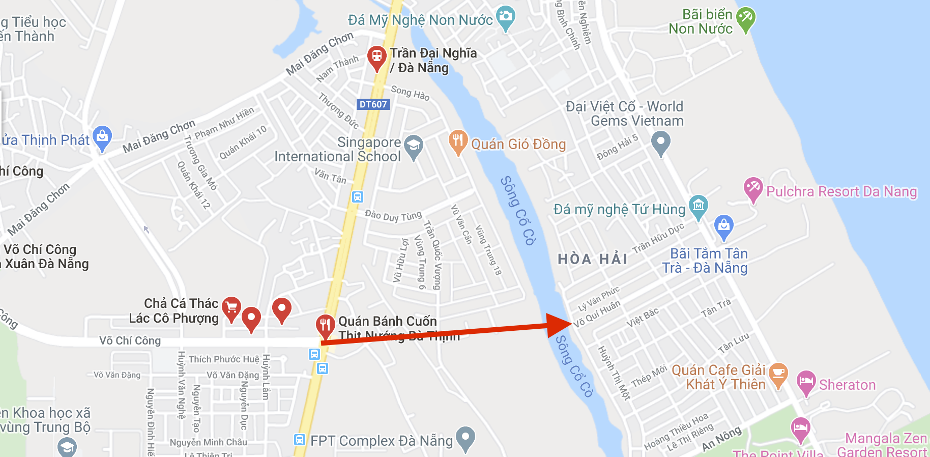 Cận cảnh nơi Đà Nẵng làm cầu, đường qua sông Cổ Cò, đường vành hơn 1.400 tỉ đồng - Ảnh 1.