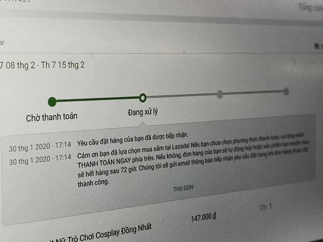 Đặt hàng online 2 tuần chưa nhận vì virus corona - Ảnh 1. Đặt hàng online 2 tuần chưa nhận vì virus corona - Ảnh 1.
