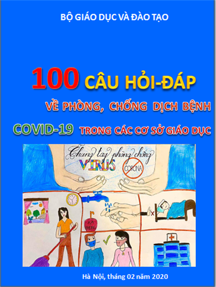Có gì trong cuốn cẩm nang phòng chống dịch Covid-19 của Bộ GD&ĐT? - Ảnh 1. Có gì trong cuốn cẩm nang phòng chống dịch Covid-19 của Bộ GD&ĐT? - Ảnh 1.