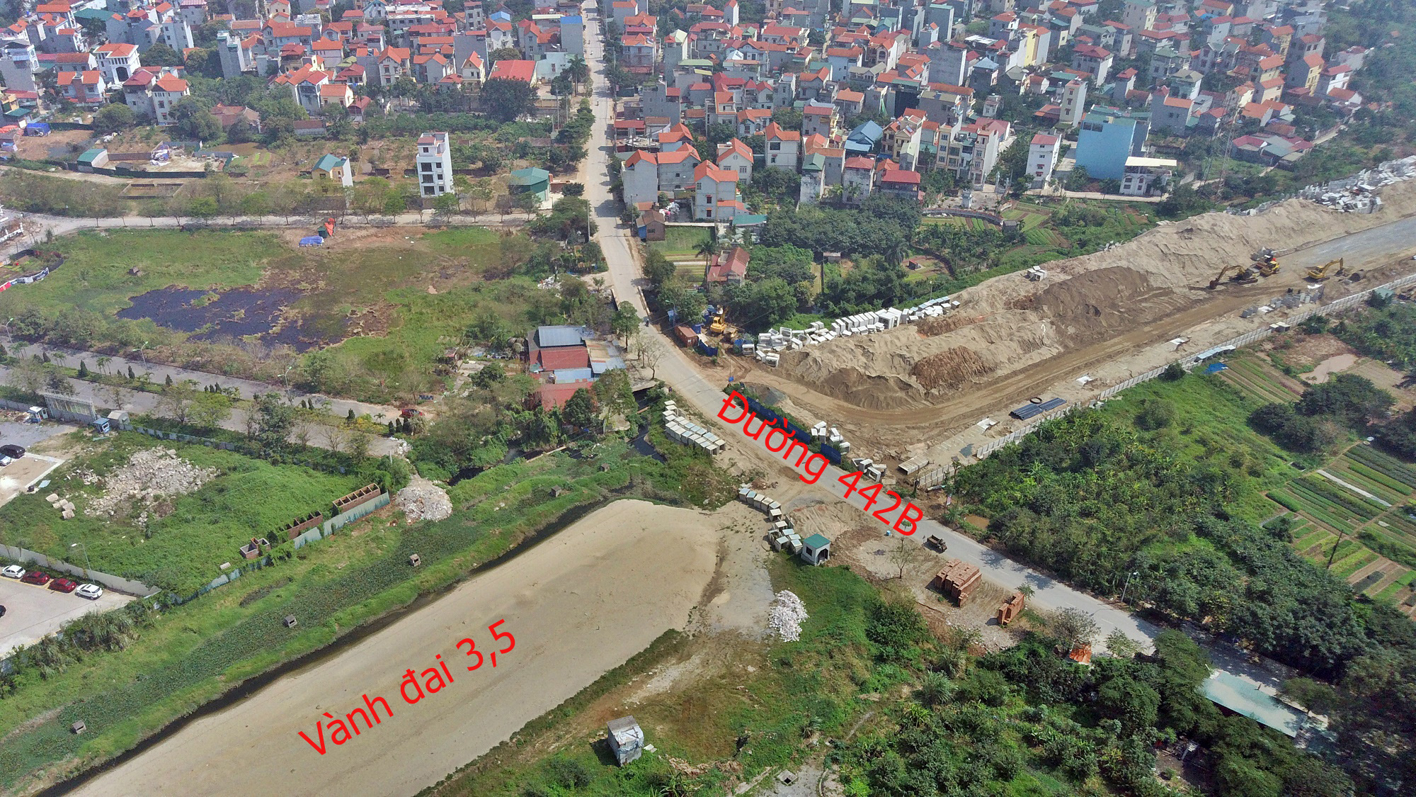 Toàn cảnh Vành đai 3,5 đoạn qua huyện Hoài Đức nối Đại lộ Thăng Long với QL32 - Ảnh 9.