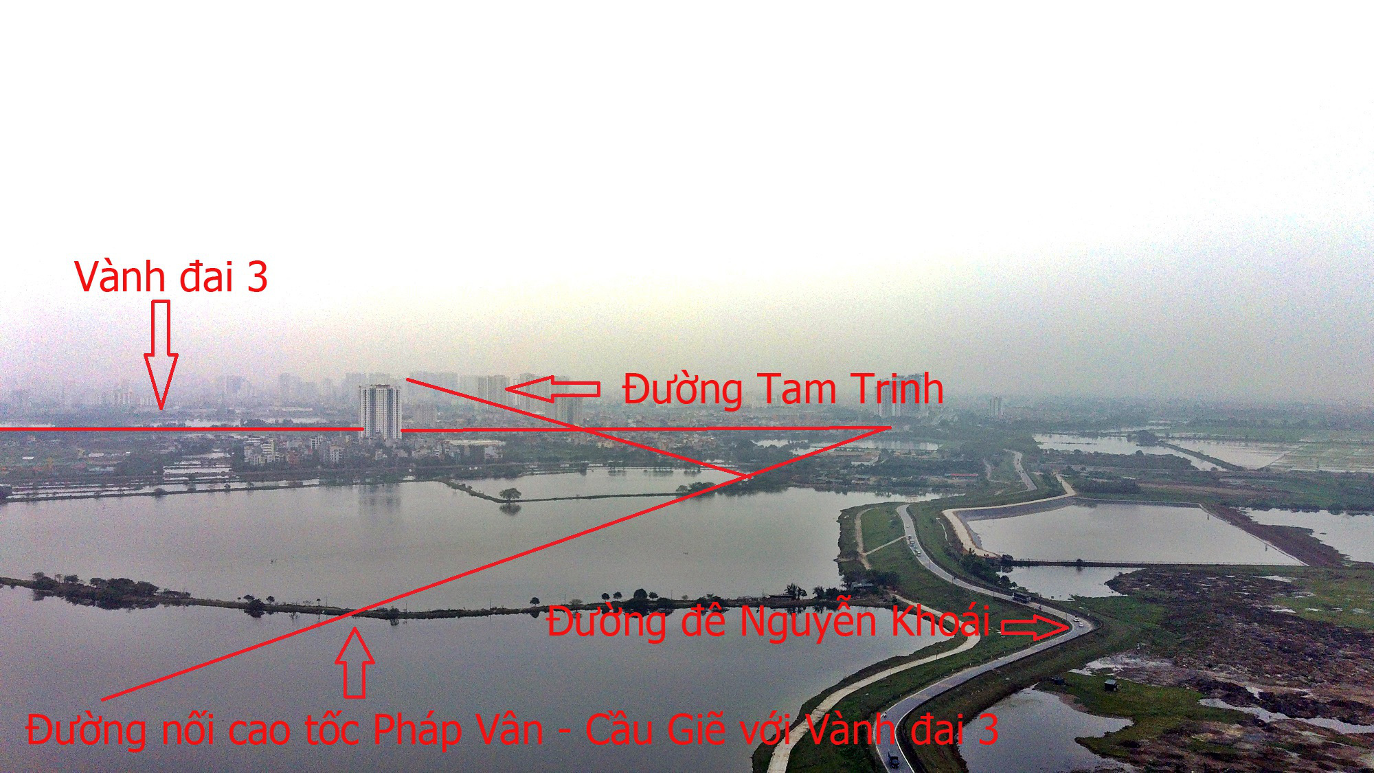 Đường sẽ mở theo qui hoạch: Toàn cảnh đường nối cao tốc Pháp Vân - Cầu Giẽ với Vành đai 3 - Ảnh 17. Đường sẽ mở theo qui hoạch: Toàn cảnh đường nối cao tốc Pháp Vân - Cầu Giẽ với Vành đai 3 - Ảnh 17.