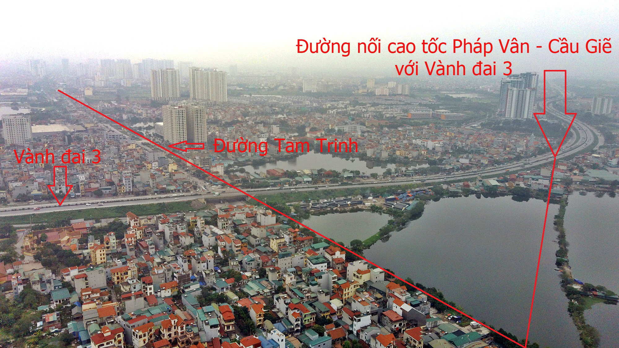 Đường sẽ mở theo qui hoạch: Toàn cảnh đường nối cao tốc Pháp Vân - Cầu Giẽ với Vành đai 3 - Ảnh 22. Đường sẽ mở theo qui hoạch: Toàn cảnh đường nối cao tốc Pháp Vân - Cầu Giẽ với Vành đai 3 - Ảnh 22.