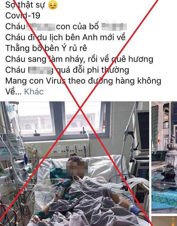 Xử lý người tung hình ảnh bịa đặt 'nữ bệnh nhân số 17 nguy kịch' - Ảnh 1. Xử lý người tung hình ảnh bịa đặt 'nữ bệnh nhân số 17 nguy kịch' - Ảnh 1.