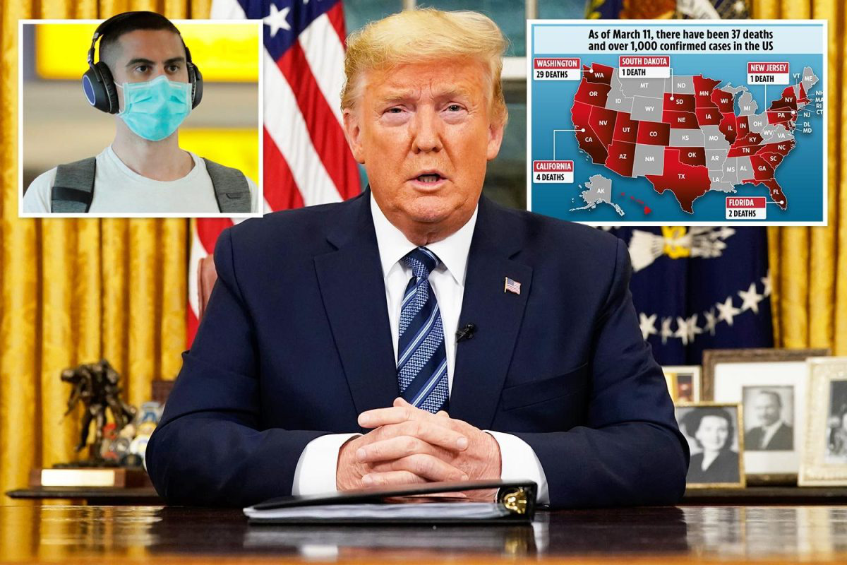Trump tuyên bố sẽ hạn chế đi đi lại các nước châu Âu trong 1 tháng - Ảnh 1. Trump tuyên bố sẽ hạn chế đi đi lại các nước châu Âu trong 1 tháng - Ảnh 1.