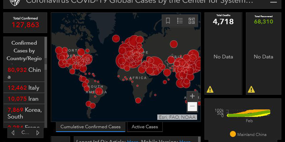 Cảnh báo bản đồ virus corona giả mạo phát tán malware và cách đề phòng - Ảnh 1. Cảnh báo bản đồ virus corona giả mạo phát tán malware và cách đề phòng - Ảnh 1.