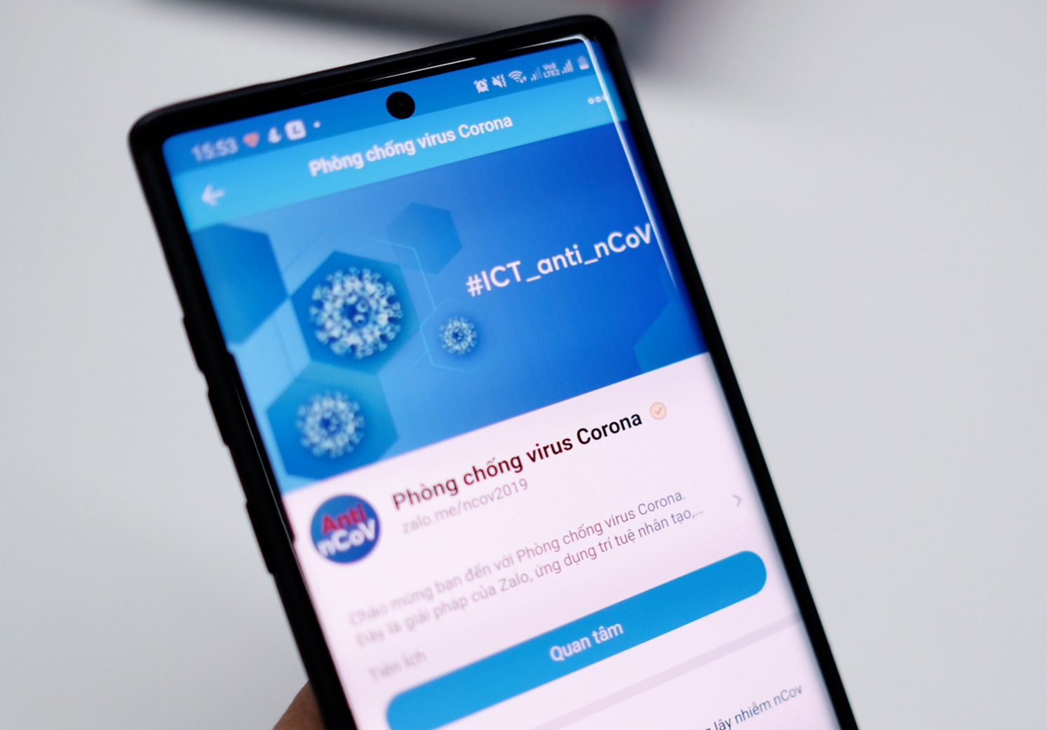 Dễ dàng theo dõi thông tin mới nhất về dịch virus corona trên điện thoại cho người dân Sài Gòn - Ảnh 2. Dễ dàng theo dõi thông tin mới nhất về dịch virus corona trên điện thoại cho người dân Sài Gòn - Ảnh 2.