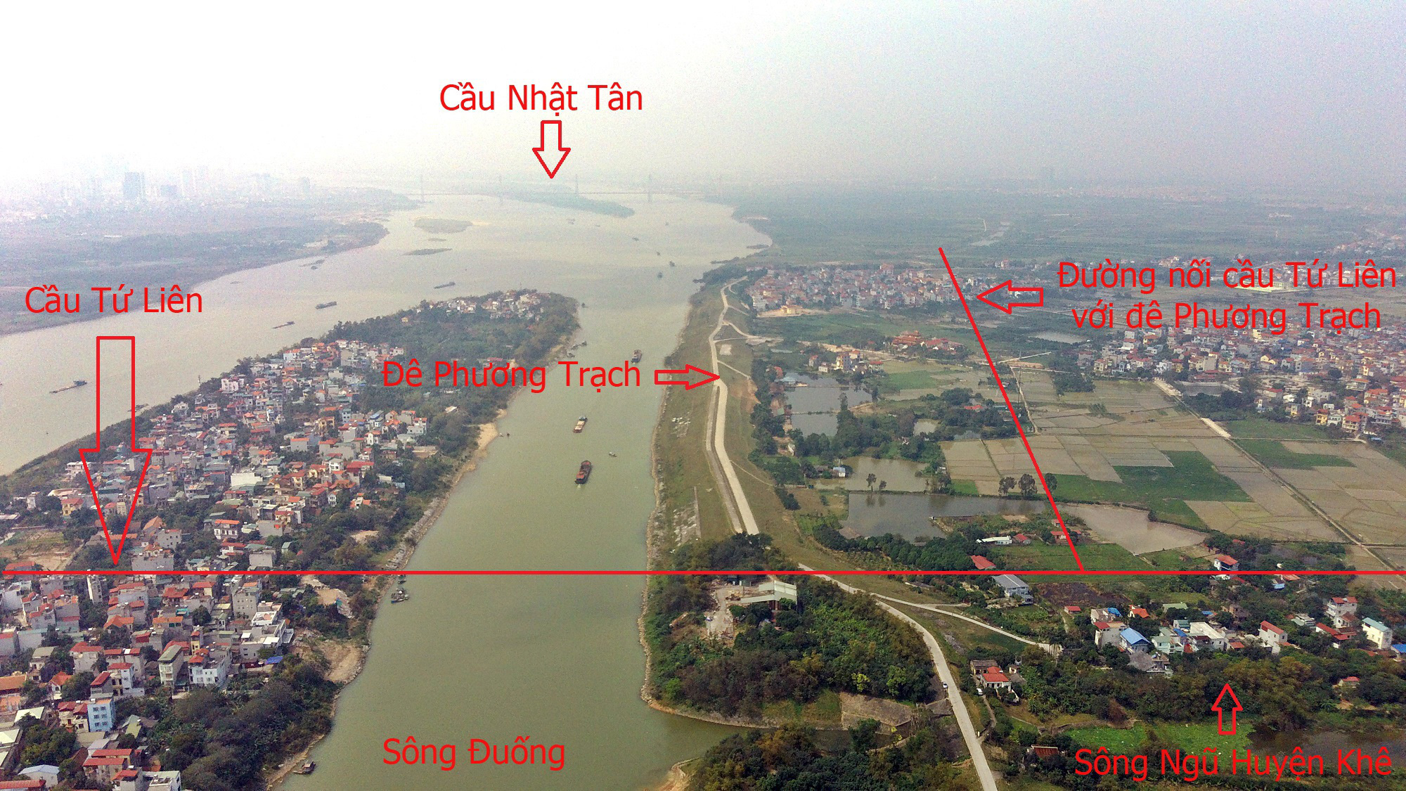 Những dự án hưởng lợi từ qui hoạch cầu Tứ Liên, Hà Nội - Ảnh 2. Những dự án hưởng lợi từ qui hoạch cầu Tứ Liên, Hà Nội - Ảnh 2.