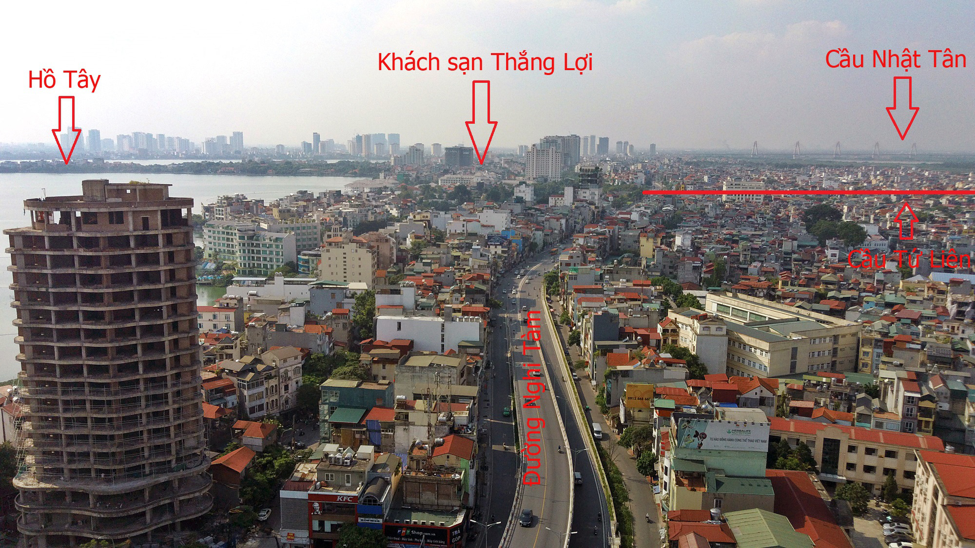 Cầu sẽ mở theo qui hoạch: Toàn cảnh cầu Tứ Liên nối hồ Tây với Đông Anh - Ảnh 5.
