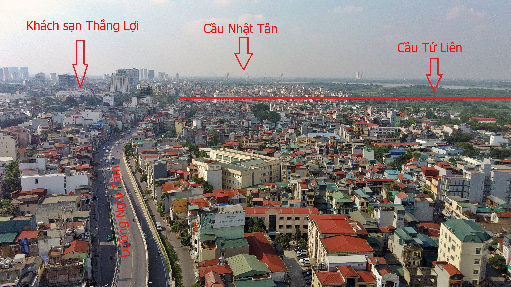 Cầu sẽ mở theo qui hoạch: Toàn cảnh cầu Tứ Liên nối hồ Tây với Đông Anh - Ảnh 6.