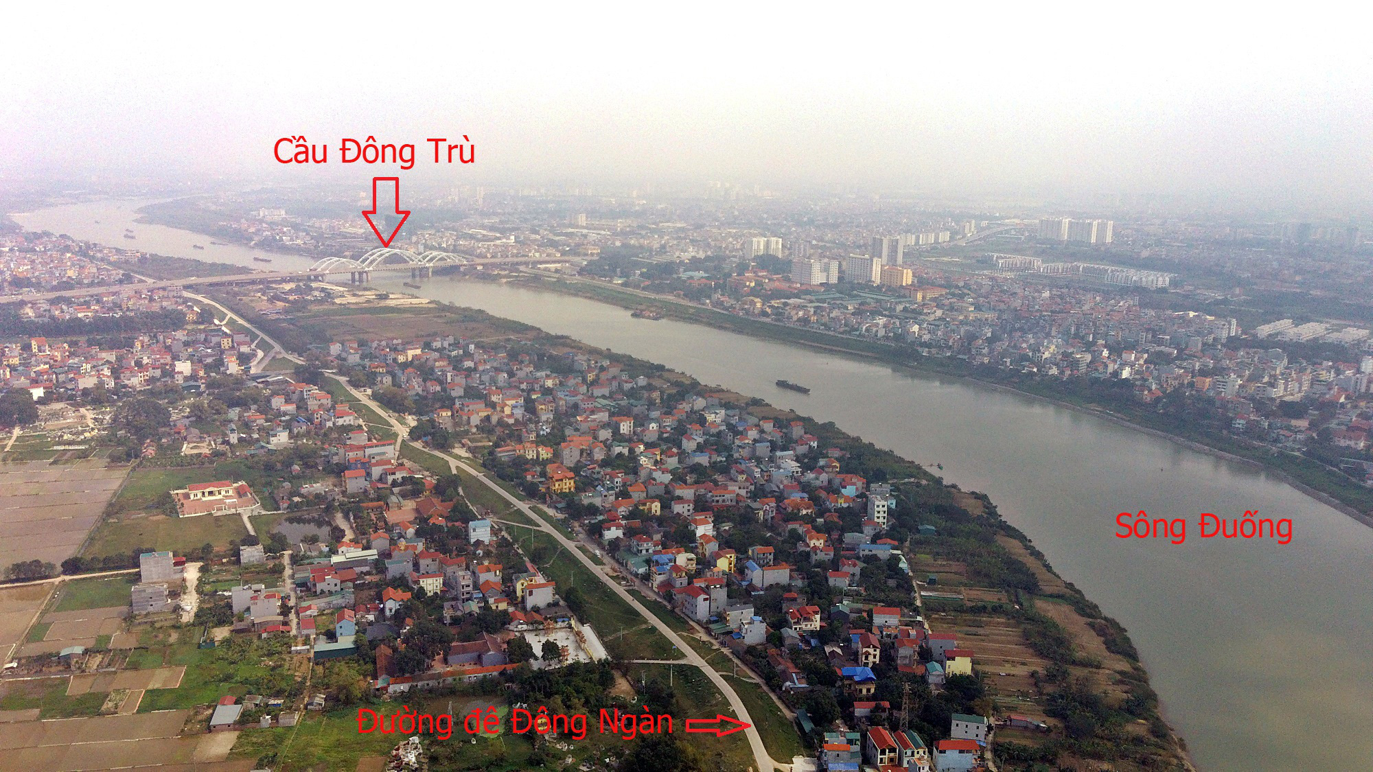 Cầu sẽ mở theo qui hoạch: Toàn cảnh cầu Tứ Liên nối hồ Tây với Đông Anh - Ảnh 8.