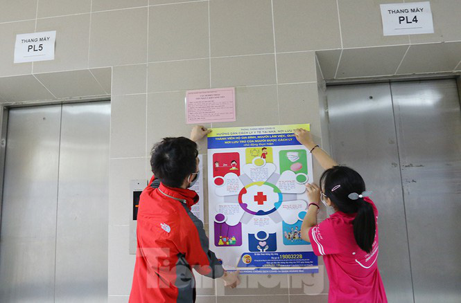 Cận cảnh khu nhà sinh viên 19 tầng thành khu cách li tập trung - Ảnh 5.