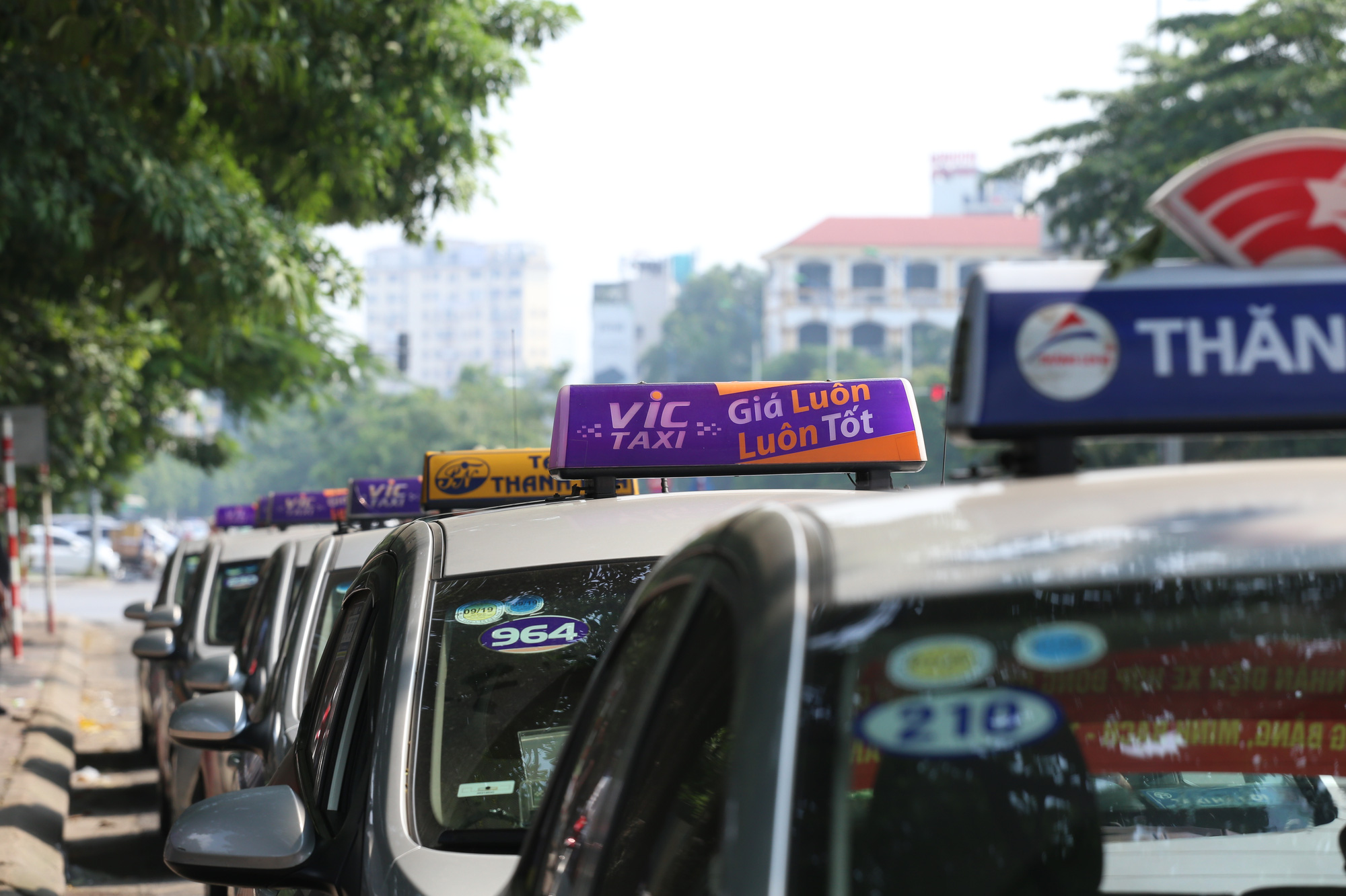 Đề xuất bỏ biển cấm taxi, xe hợp đồng dưới 9 chỗ trên 10 tuyến phố ở Hà Nội - Ảnh 1.
