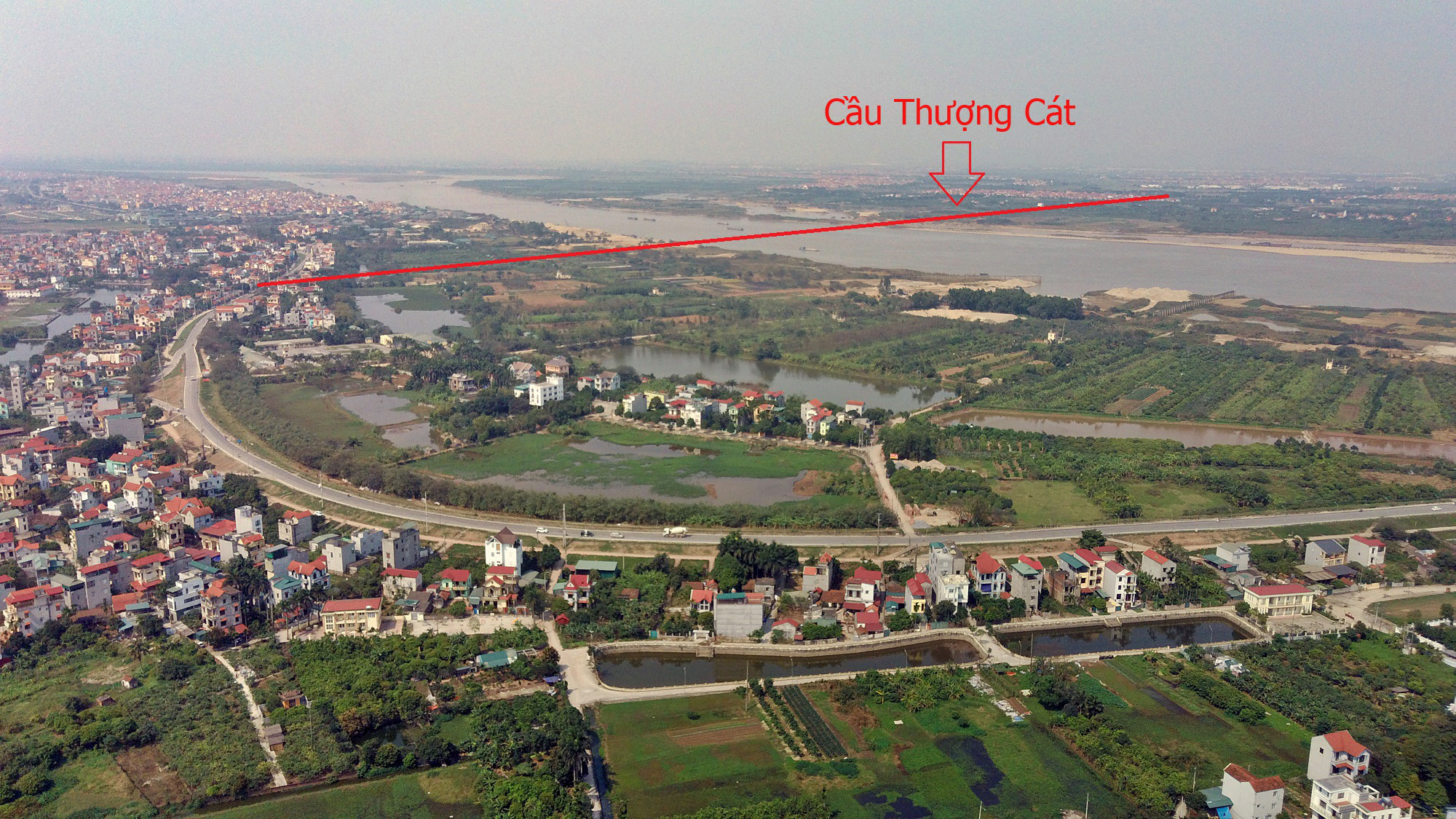 Cầu sẽ mở theo qui hoạch ở Hà Nội: Toàn cảnh cầu Thượng Cát nối Bắc Từ Liêm với Đông Anh - Ảnh 4. Cầu sẽ mở theo qui hoạch ở Hà Nội: Toàn cảnh cầu Thượng Cát nối Bắc Từ Liêm với Đông Anh - Ảnh 4.