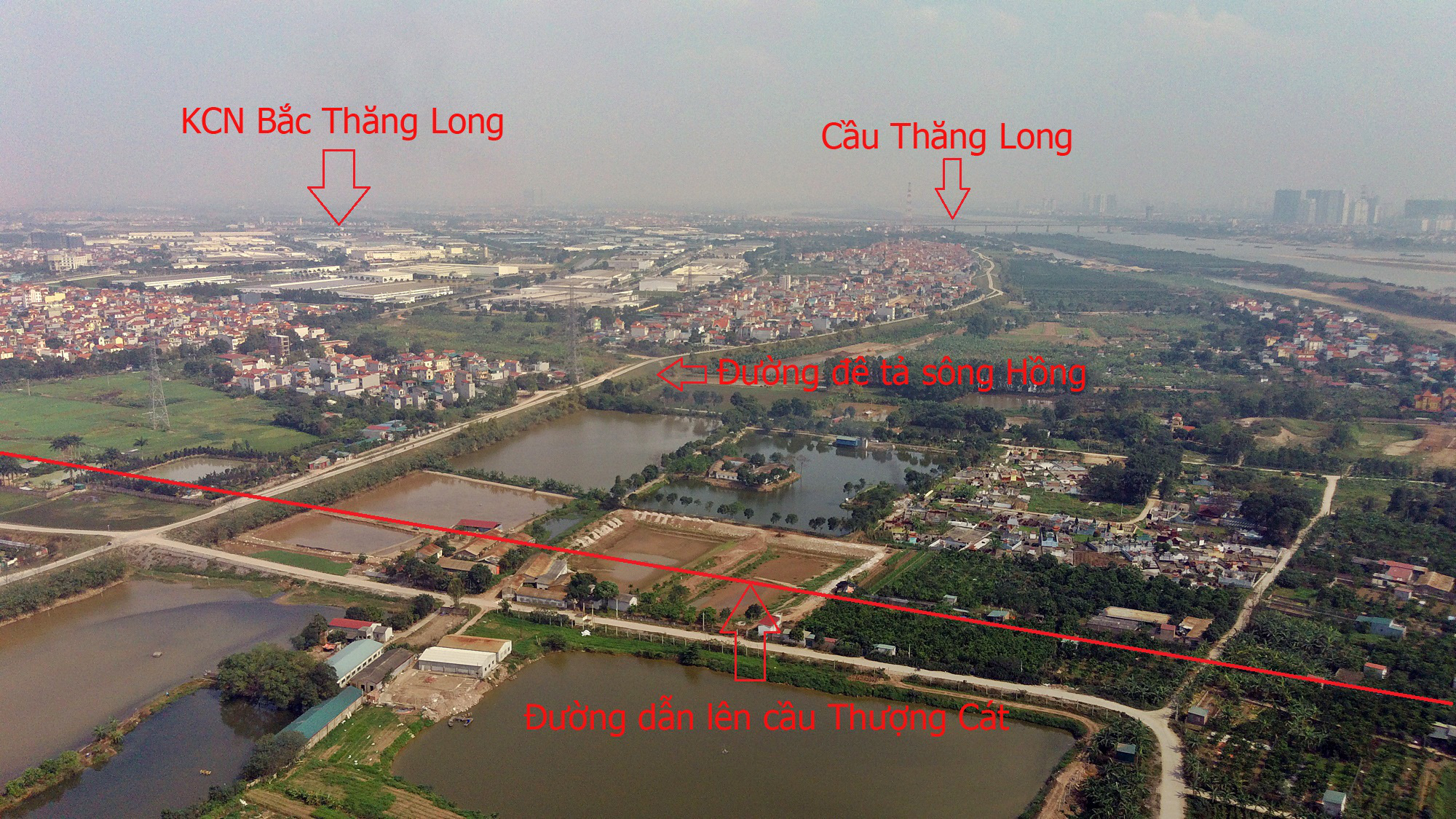Cầu sẽ mở theo qui hoạch ở Hà Nội: Toàn cảnh cầu Thượng Cát nối Bắc Từ Liêm với Đông Anh - Ảnh 11. Cầu sẽ mở theo qui hoạch ở Hà Nội: Toàn cảnh cầu Thượng Cát nối Bắc Từ Liêm với Đông Anh - Ảnh 11.