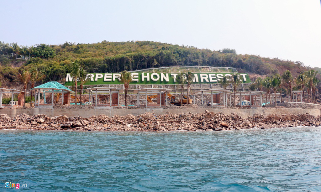 Xây công trình không phép ở đảo Hòn Tằm, lấn danh thắng vịnh Nha Trang - Ảnh 6. Xây công trình không phép ở đảo Hòn Tằm, lấn danh thắng vịnh Nha Trang - Ảnh 6.