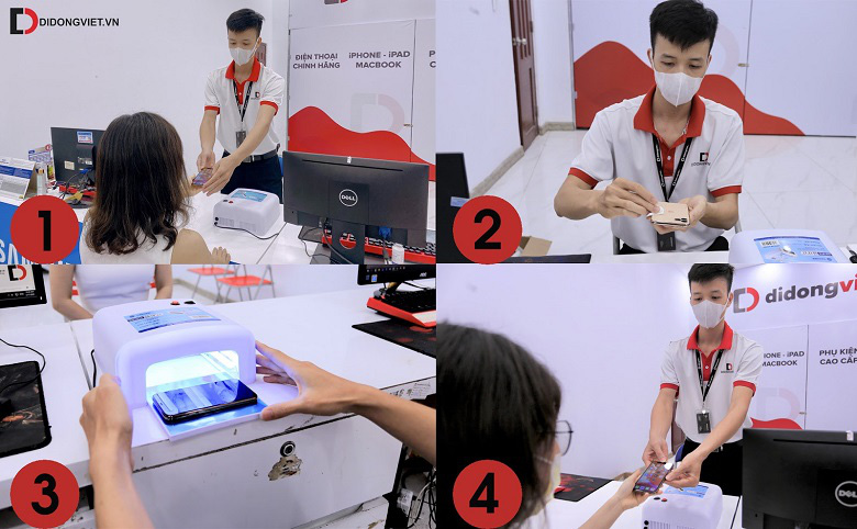 Dịch vụ khử khuẩn điện thoại bằng tia UV miễn phí phòng Covid-19 tại TPHCM - Ảnh 3. Dịch vụ khử khuẩn điện thoại bằng tia UV miễn phí phòng Covid-19 tại TPHCM - Ảnh 3.