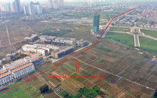 Đường sẽ mở theo qui hoạch ở Hà Nội: Toàn cảnh đường Lê Quang Đạo kéo dài qua KĐT Dương Nội