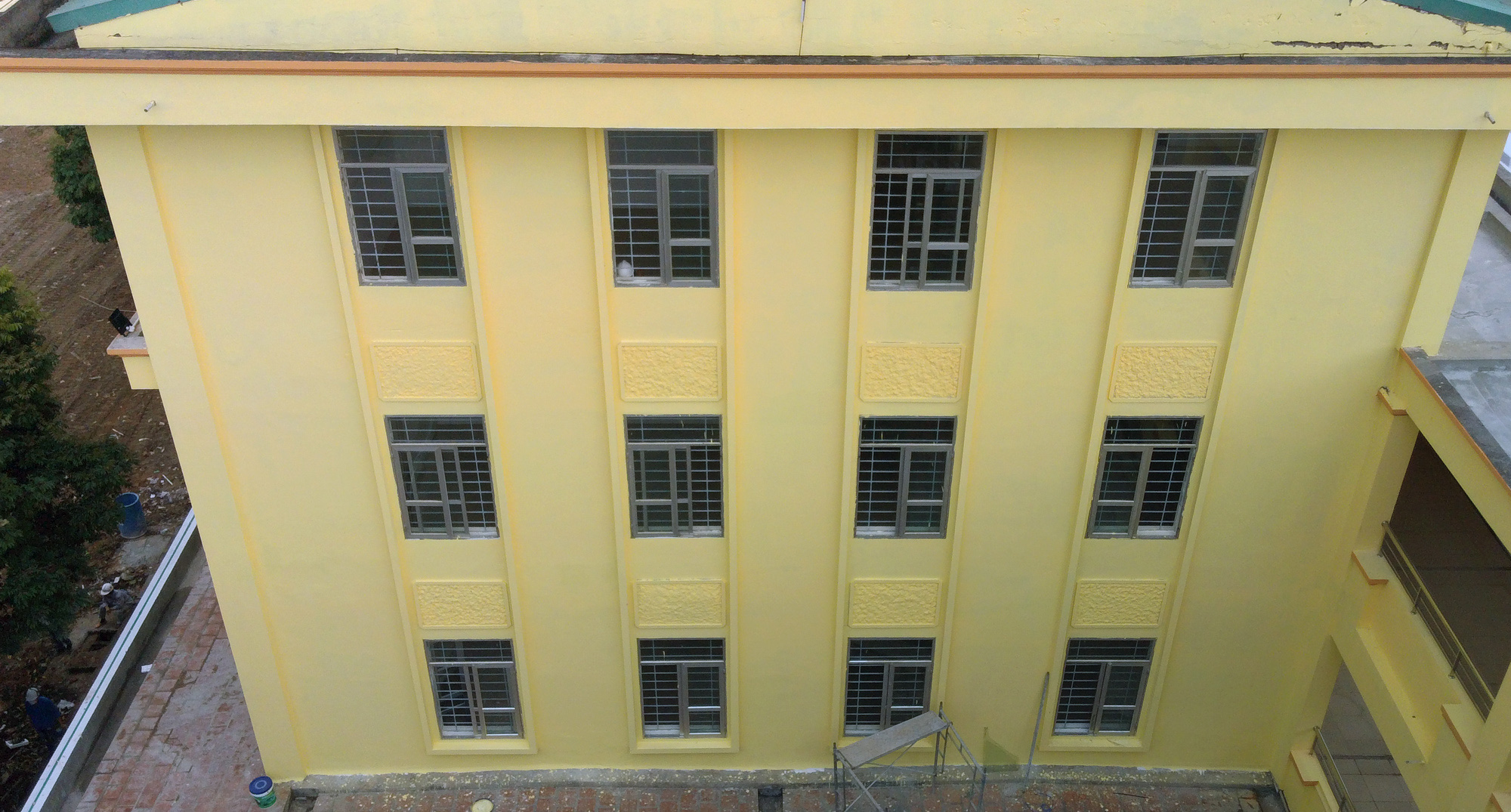 Hà Nội sửa xong bệnh viện bỏ hoang ở Mê Linh làm khu cách li chống dịch Covid-19 - Ảnh 12. Hà Nội sửa xong bệnh viện bỏ hoang ở Mê Linh làm khu cách li chống dịch Covid-19 - Ảnh 12.