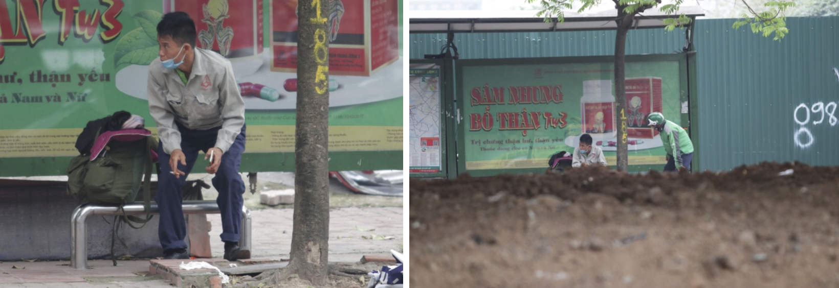 Hà Nội: Nhiều hành khách ngẩn ngơ ngồi đợi hàng giờ ở trạm xe buýt - Ảnh 11. Hà Nội: Nhiều hành khách ngẩn ngơ ngồi đợi hàng giờ ở trạm xe buýt - Ảnh 11.