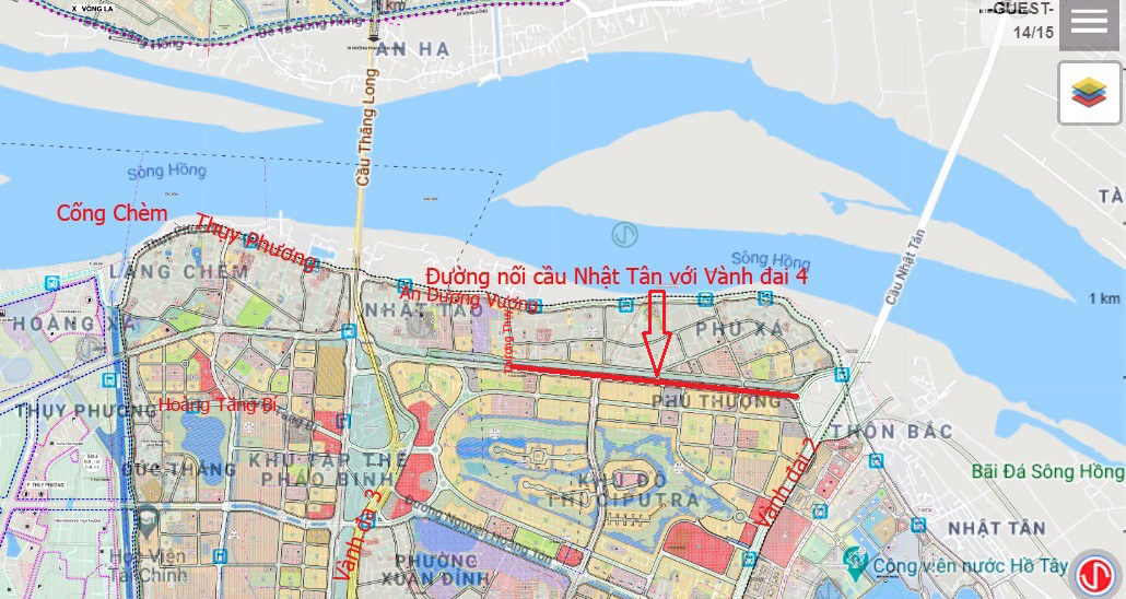 Những dự án 'đón' qui hoạch đường nối cầu Nhật Tân với Vành đai 4 - Ảnh 4. Những dự án 'đón' qui hoạch đường nối cầu Nhật Tân với Vành đai 4 - Ảnh 4.