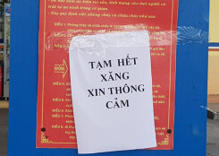 Nhiều cây xăng ở Quảng Nam đột ngột báo hết xăng