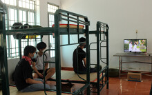 Khánh Hòa: Cận cảnh khu cách li người Việt từ Hàn Quốc trở về