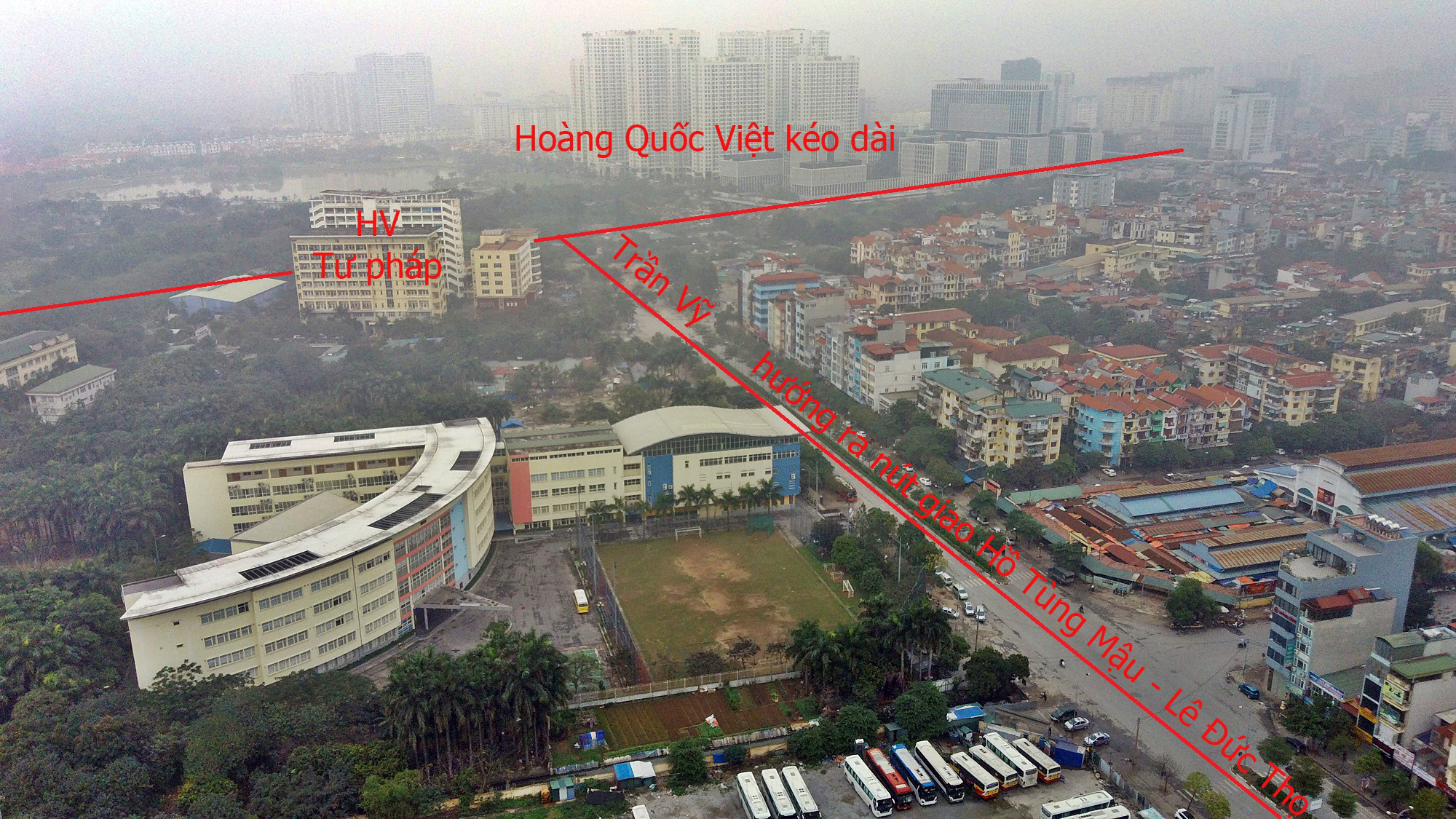 Tránh tắc nút giao Hồ Tùng Mậu - Lê Đức Thọ như thế nào? - Ảnh 10. Tránh tắc nút giao Hồ Tùng Mậu - Lê Đức Thọ như thế nào? - Ảnh 10.