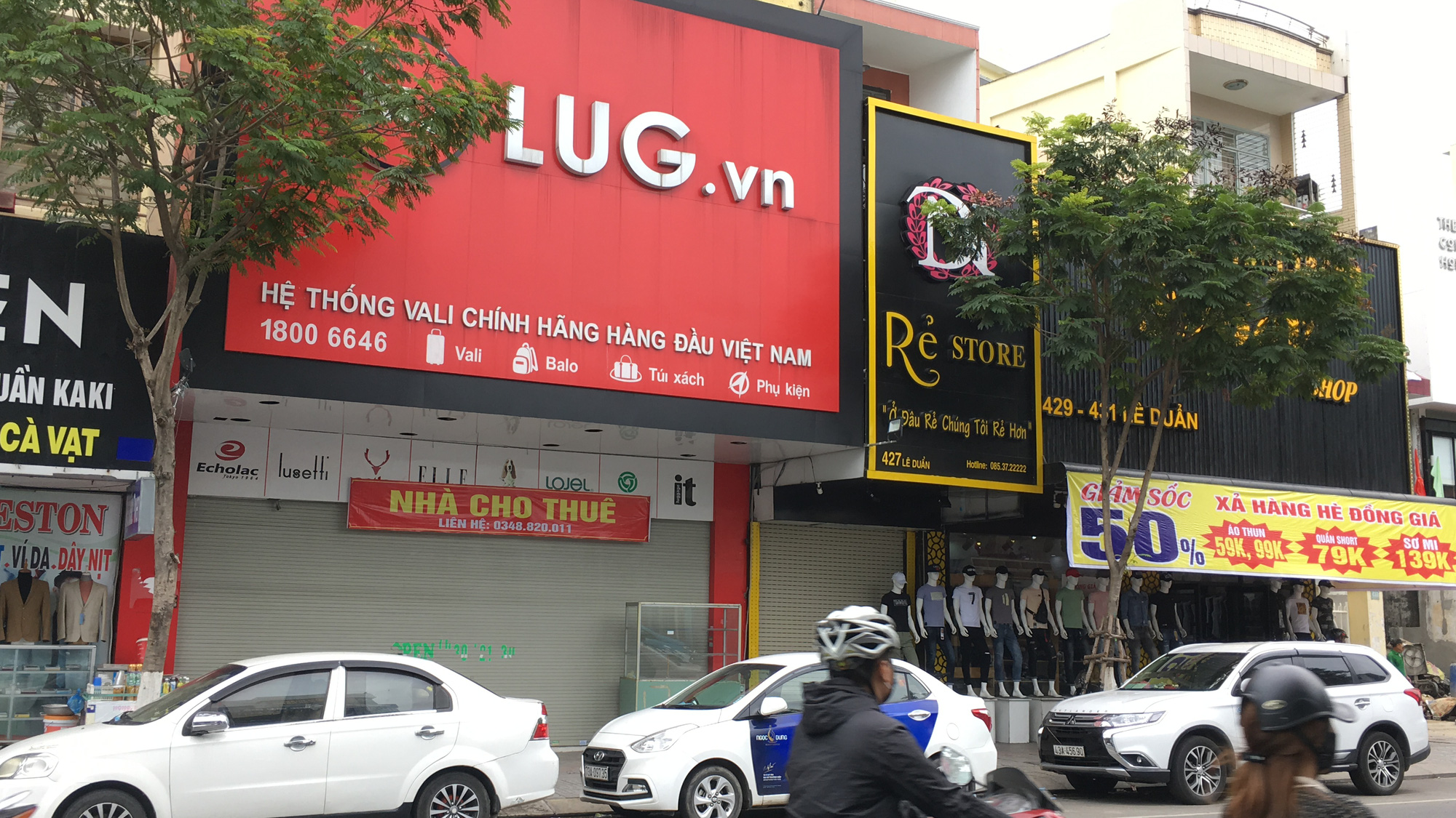 Đà Nẵng: Loạt cửa hàng phố chuyên doanh thời trang Lê Duẩn đóng cửa do ảnh hưởng bởi dịch Covid-19 - Ảnh 3.