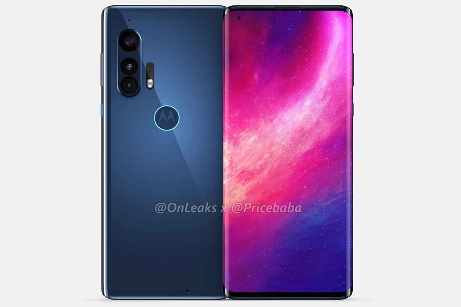 Lộ diện thiết kế điện thoại 5G Motorola Edge + với màn hình tràn viền tuyệt đẹp - Ảnh 2.