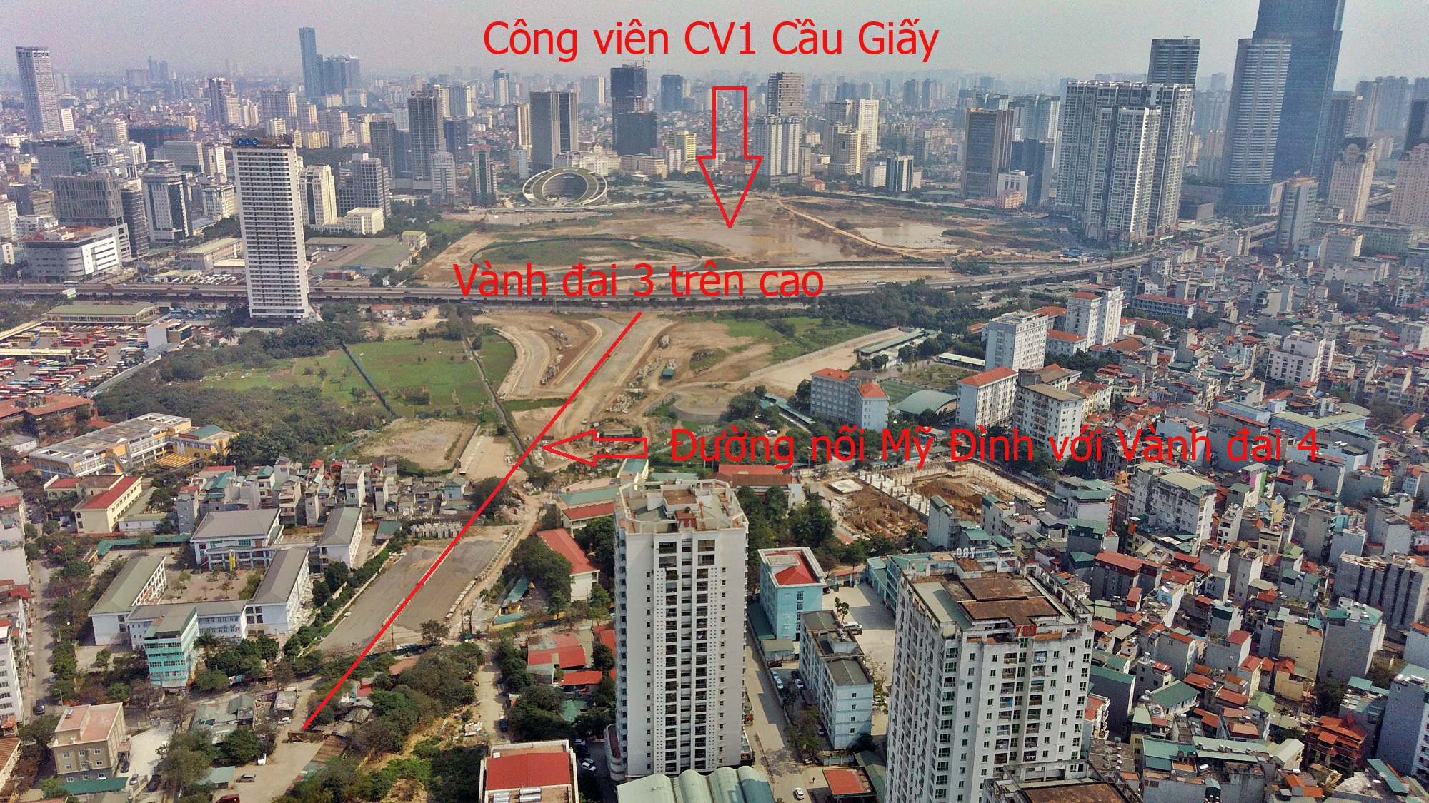 Đường sẽ mở theo qui hoạch: Toàn cảnh đường nối Mỹ Đình với Vành đai 4 - Ảnh 2. Đường sẽ mở theo qui hoạch: Toàn cảnh đường nối Mỹ Đình với Vành đai 4 - Ảnh 2.