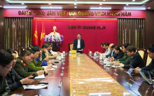 Quảng Ninh họp khẩn lúc rạng sáng bàn phương án đối phó với dịch Covid-19