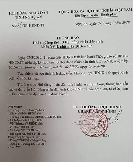 Cách li tại nhà lãnh đạo tỉnh Nghệ An tiếp xúc với đoàn Bộ KH-ĐT - Ảnh 2. Cách li tại nhà lãnh đạo tỉnh Nghệ An tiếp xúc với đoàn Bộ KH-ĐT - Ảnh 2.