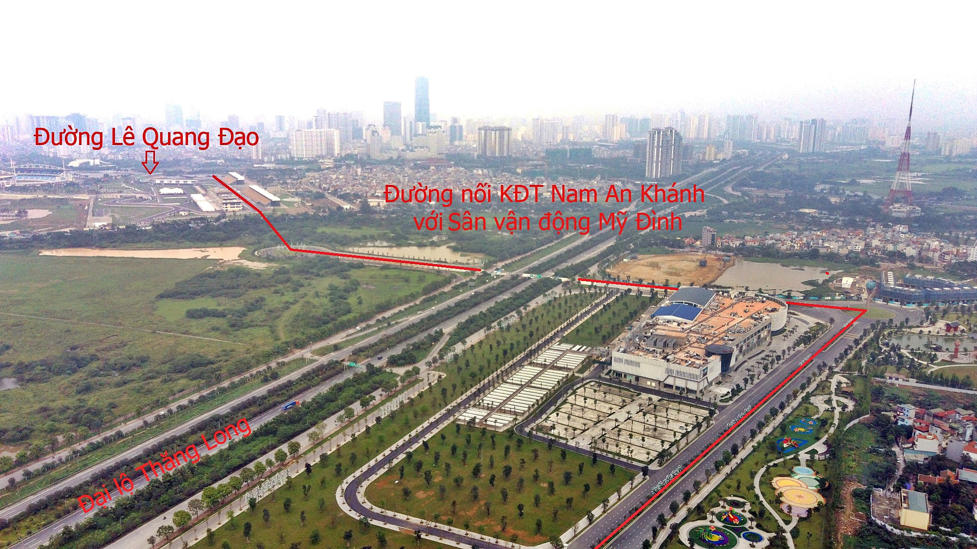Đường sẽ mở theo qui hoạch ở Hà Nội: Toàn cảnh đường nối KĐT Nam An Khánh đến Sân vận động Mỹ Đình - Ảnh 9. Đường sẽ mở theo qui hoạch ở Hà Nội: Toàn cảnh đường nối KĐT Nam An Khánh đến Sân vận động Mỹ Đình - Ảnh 9.