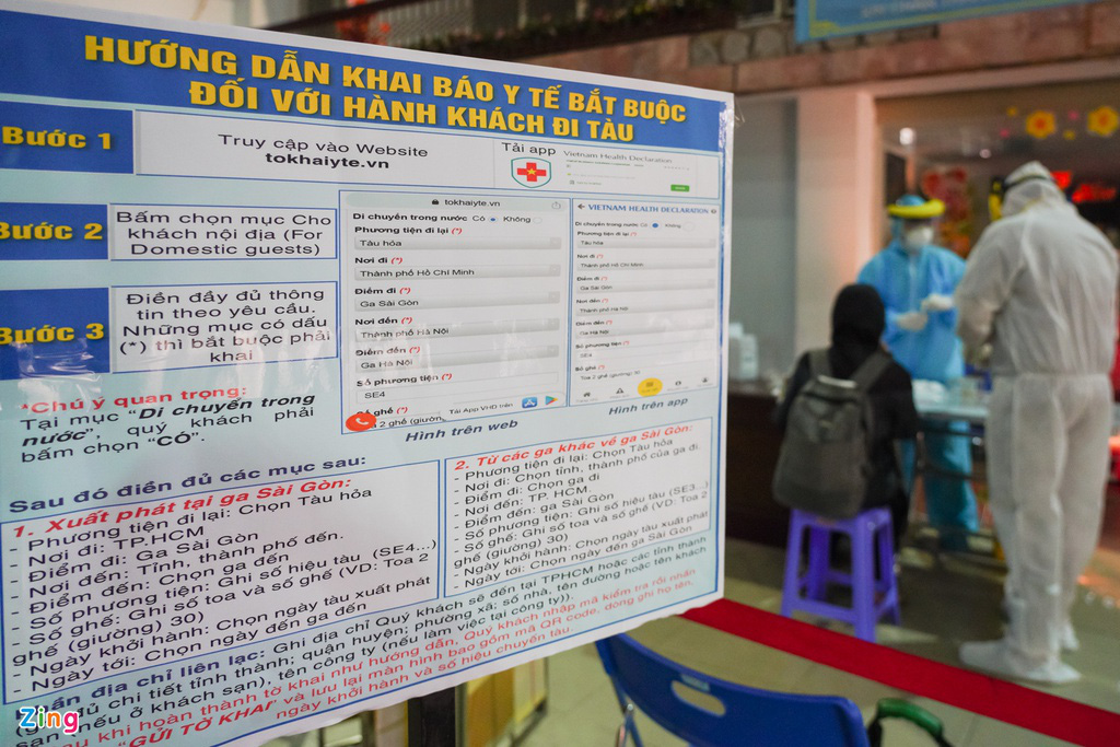 Xét nghiệm Covid-19 cho tất cả hành khách đến ga Sài Gòn - Ảnh 10. Xét nghiệm Covid-19 cho tất cả hành khách đến ga Sài Gòn - Ảnh 10.