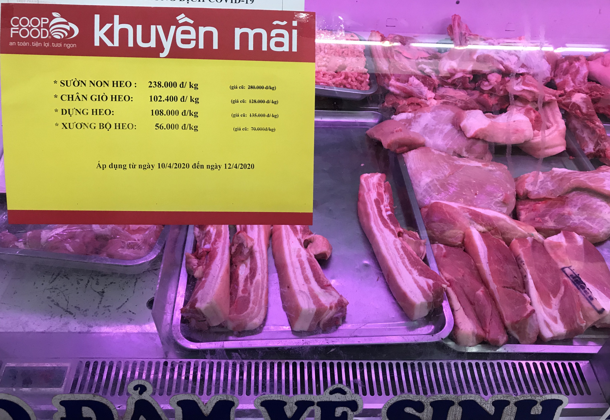 Co.opmart, Big C… đồng loạt giảm giá mạnh thịt heo, sườn non giảm hơn 42.000 đồng/kg - Ảnh 1. Co.opmart, Big C… đồng loạt giảm giá mạnh thịt heo, sườn non giảm hơn 42.000 đồng/kg - Ảnh 1.