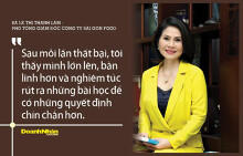 Bà Lê Thị Thanh Lâm - Phó Tổng giám đốc Sài Gòn Food: 'Đại dịch là phép thử với doanh nghiệp'