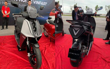 Lộ diện mẫu xe máy điện VinFast mới trên đường chạy thử: Đối thủ đáng gờm của Honda SH?