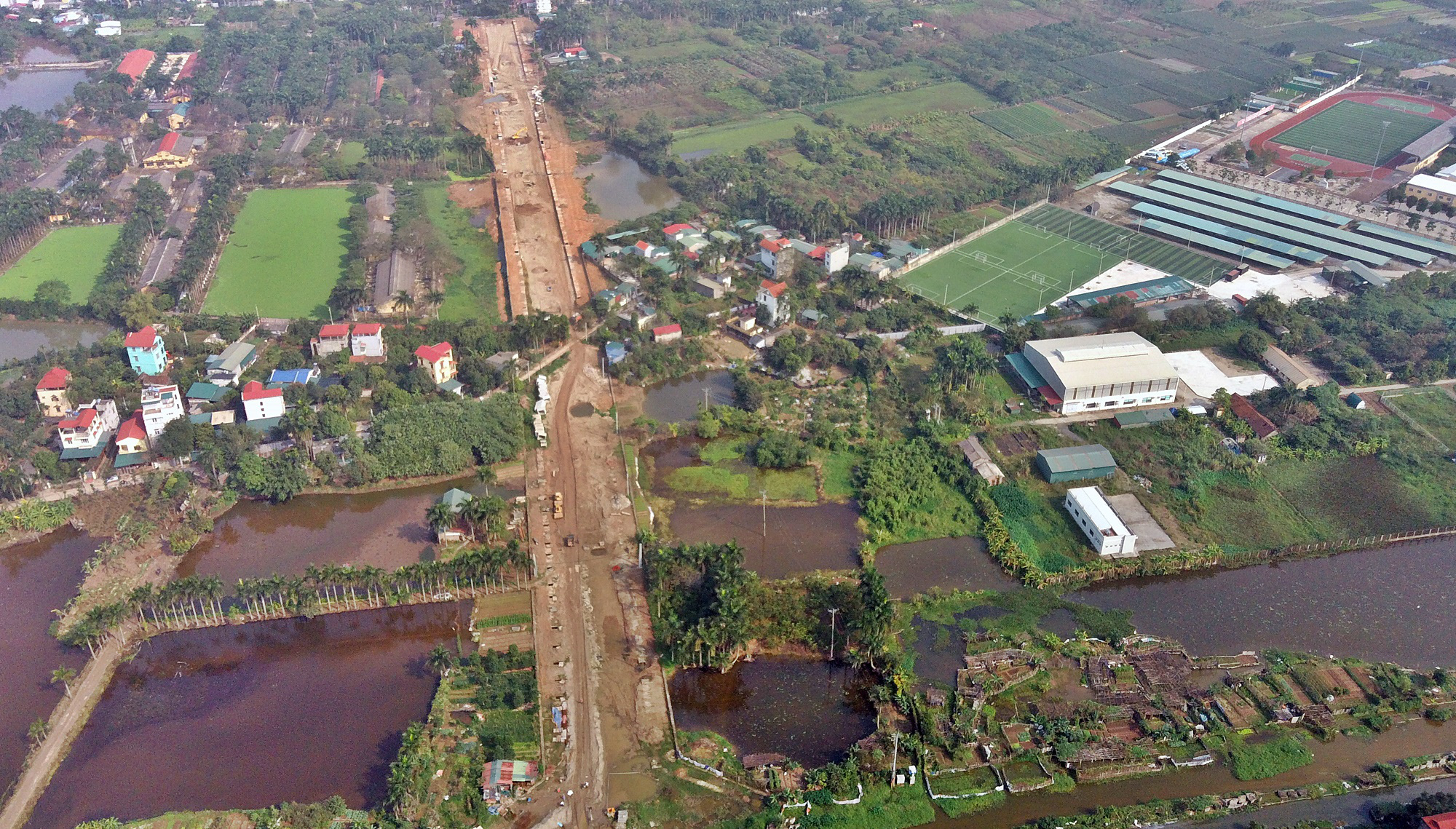Đường nối ĐH Mỏ - Địa chất vào KCN Nam Thăng Long tái khởi động - Ảnh 2. Đường nối ĐH Mỏ - Địa chất vào KCN Nam Thăng Long tái khởi động - Ảnh 2.