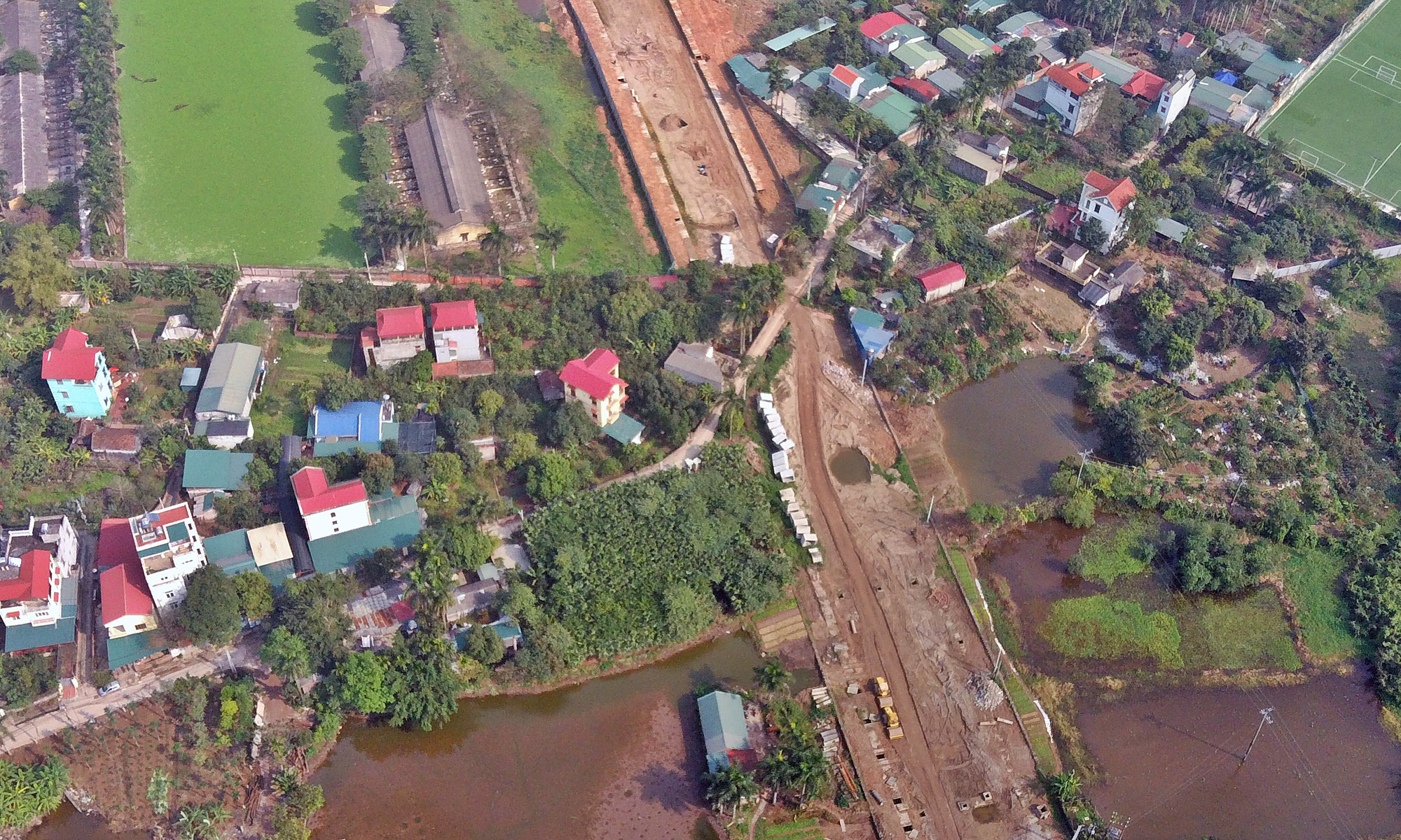 Đường nối ĐH Mỏ - Địa chất vào KCN Nam Thăng Long tái khởi động - Ảnh 3. Đường nối ĐH Mỏ - Địa chất vào KCN Nam Thăng Long tái khởi động - Ảnh 3.