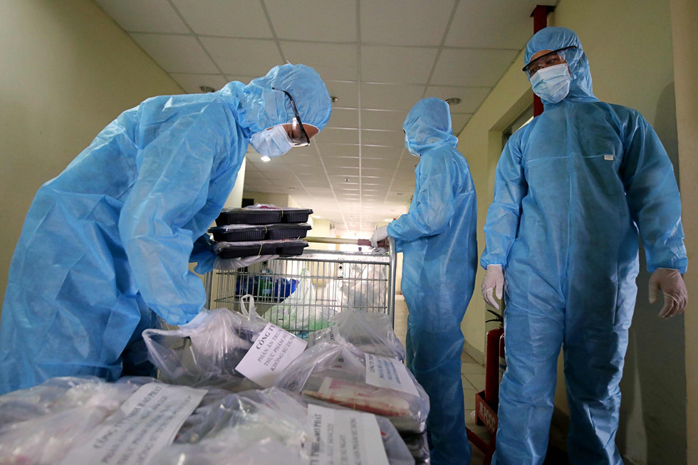 Bên trong khu cách li đông nhất TP HCM - Ảnh 4. Bên trong khu cách li đông nhất TP HCM - Ảnh 4.