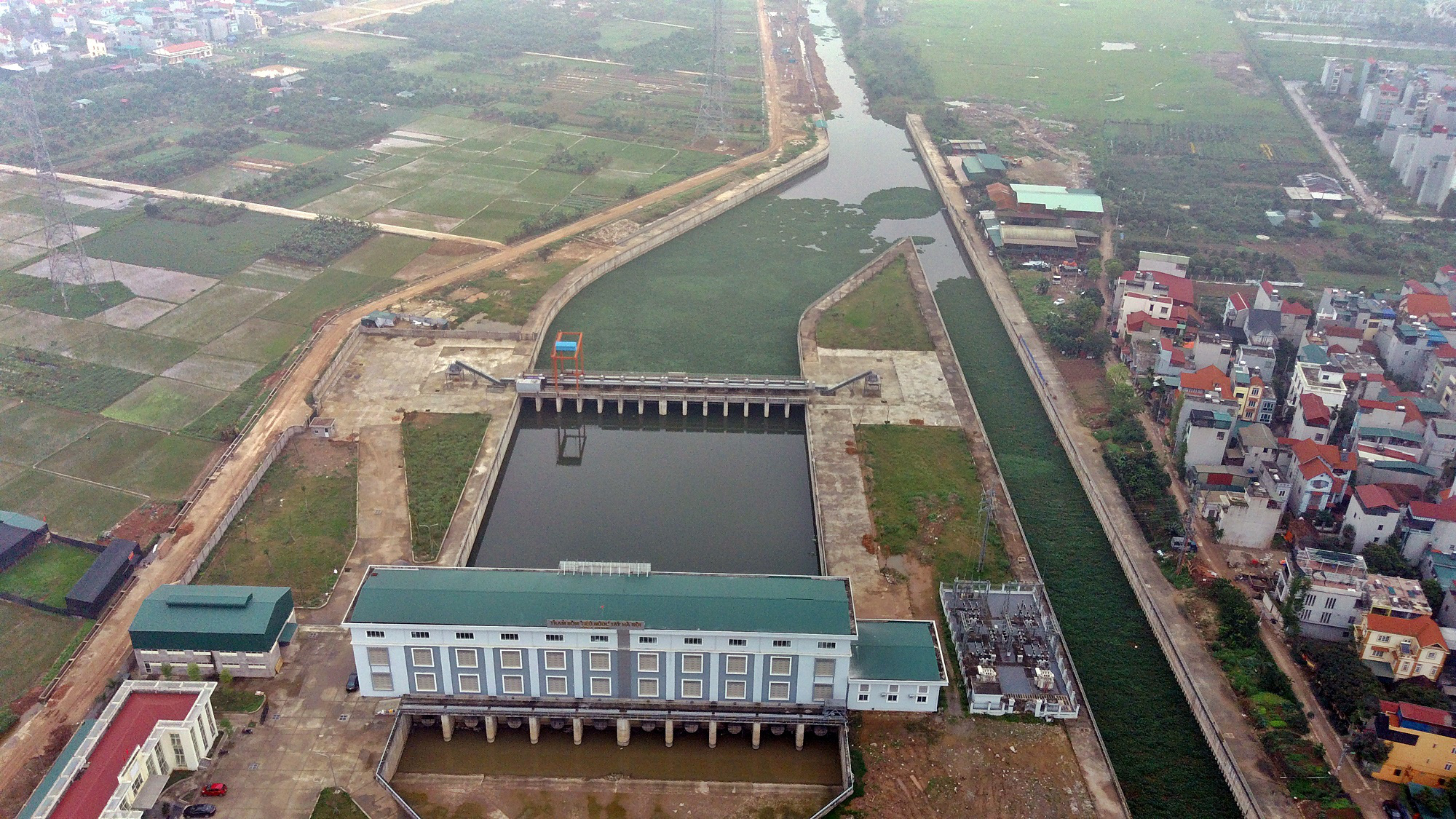 Hà Nội bước vào mùa mưa, dự án trạm bơm tiêu Yên Nghĩa chống ngập phía Tây Thủ đô bây giờ ra sao? - Ảnh 4. Hà Nội bước vào mùa mưa, dự án trạm bơm tiêu Yên Nghĩa chống ngập phía Tây Thủ đô bây giờ ra sao? - Ảnh 4.