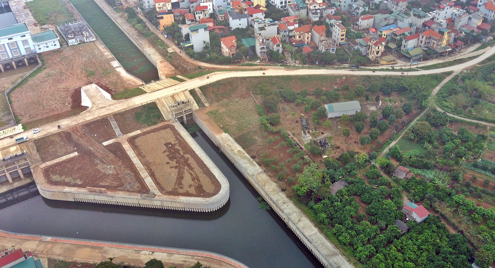Hà Nội bước vào mùa mưa, dự án trạm bơm tiêu Yên Nghĩa chống ngập phía Tây Thủ đô bây giờ ra sao? - Ảnh 7. Hà Nội bước vào mùa mưa, dự án trạm bơm tiêu Yên Nghĩa chống ngập phía Tây Thủ đô bây giờ ra sao? - Ảnh 7.
