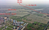 Cầu sẽ mở theo qui hoạch ở Hà Nội: Toàn cảnh vị trí làm cầu Ngọc Hồi nối Hà Nội với Hưng Yên