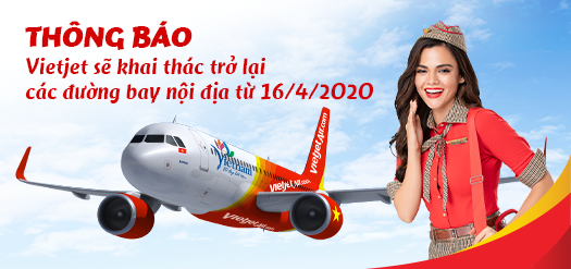 Vietjet Air sẽ khai thác trở lại đường bay nội địa từ 16/4 - Ảnh 1.