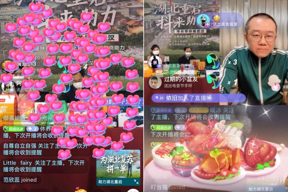 Quan chức Trung Quốc livestream bán hàng trên TikTok sau dịch Covid-19 - Ảnh 1. Quan chức Trung Quốc livestream bán hàng trên TikTok sau dịch Covid-19 - Ảnh 1.